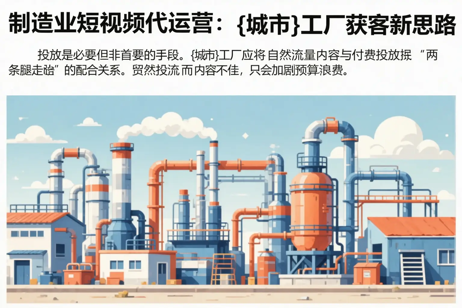 制造业短视频代运营：漾濞工厂获客新思路